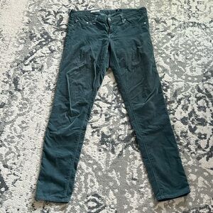 Sage corduroy leggings by Adriano Goldschmied. Stretchy and super soft. Like new